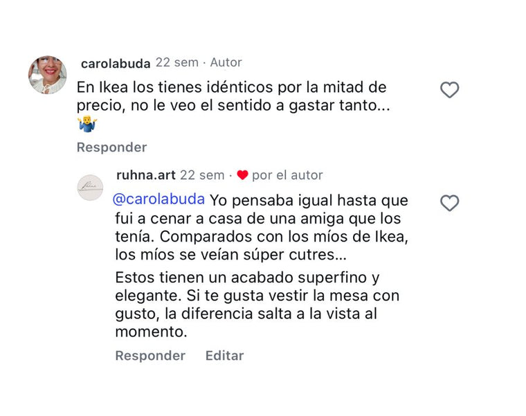 Comentario de cliente