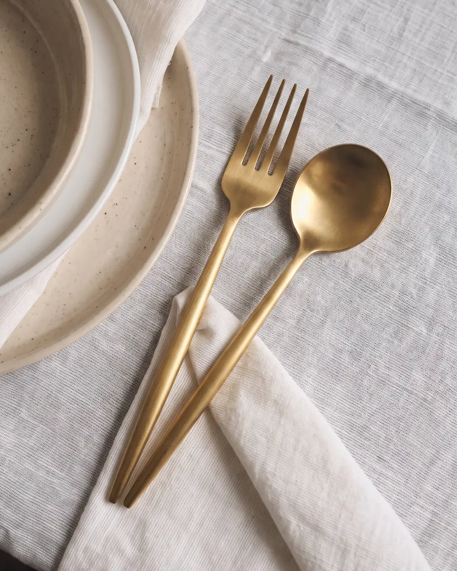 Aria Gold Cutlery Set